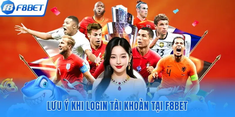 Lưu ý khi login tài khoản tại F8bet